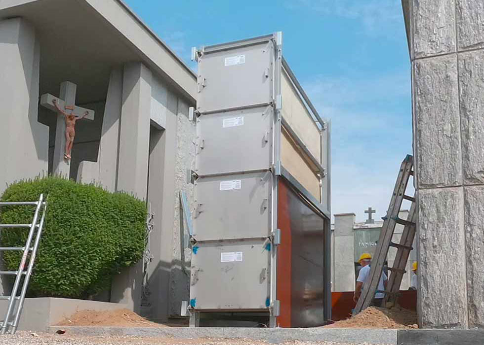 Edicole Gentilizie Prefabbricate - Materiali