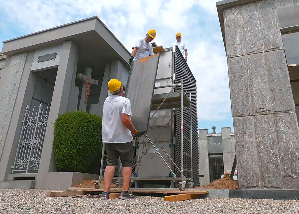 prefabbricati cimiteriali per edilizia cimiteriale