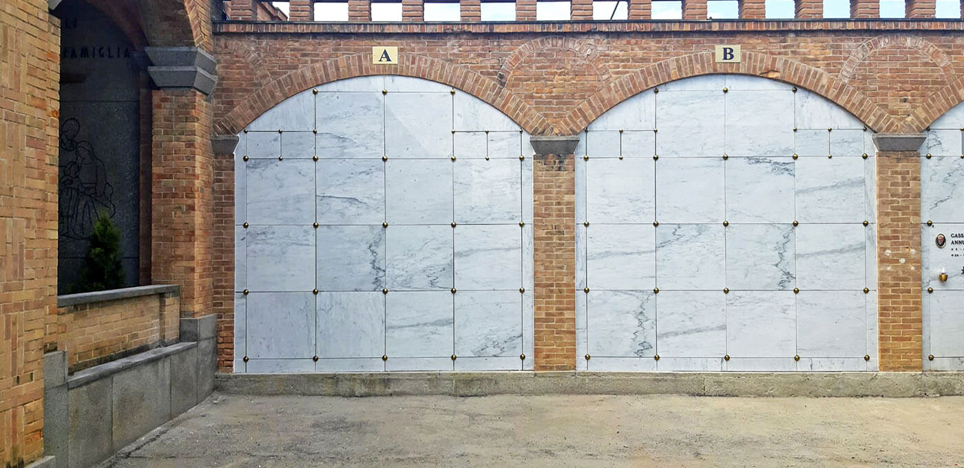 riqualificazione cimiteriale R.P. prefabbricati cimiteriali - Dopo